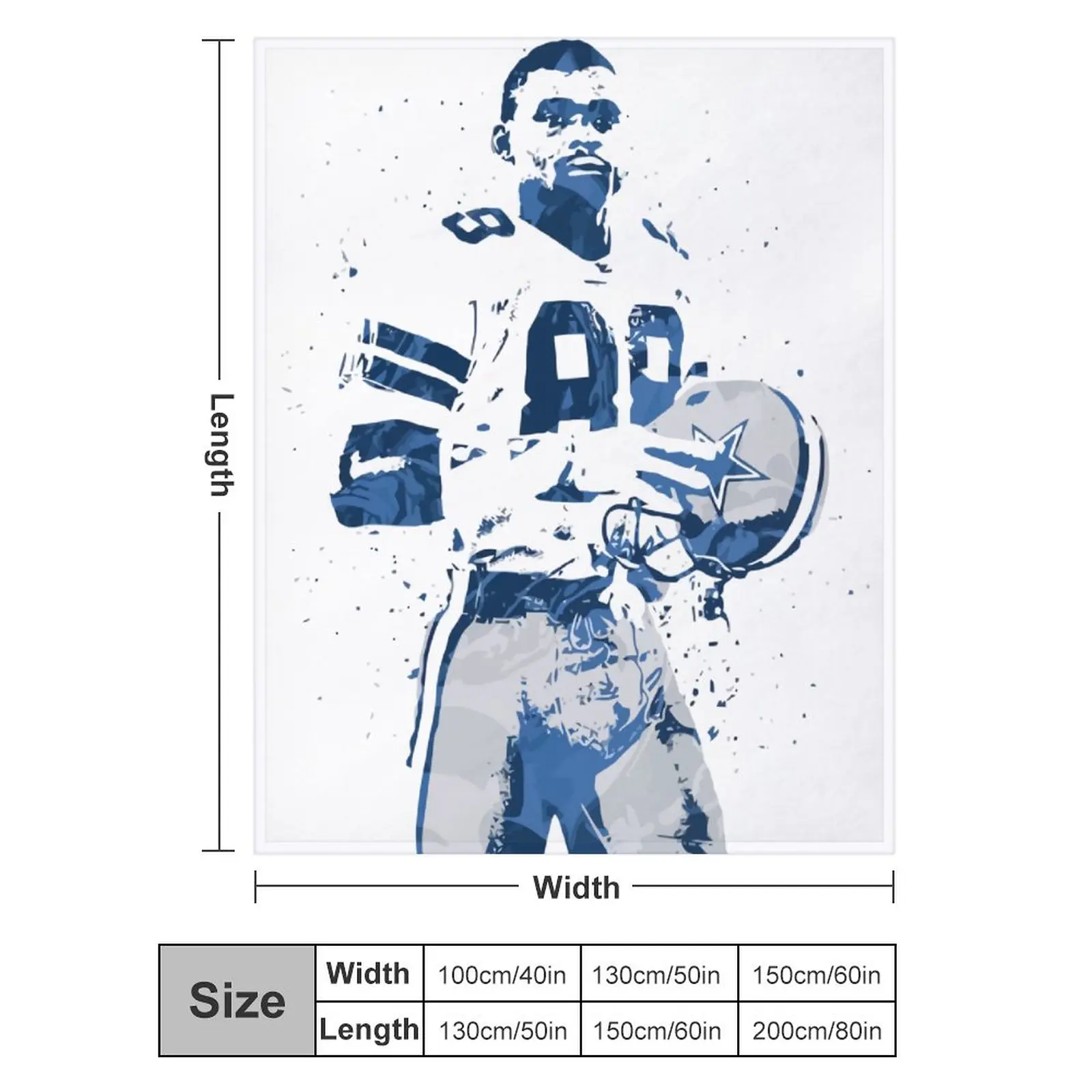 

Blanket 89 Michael Irvin Ultra Soft Micro Fleece Cozy Lightweight Microfiber Flannel All Season Living Room Bedroom Vertical