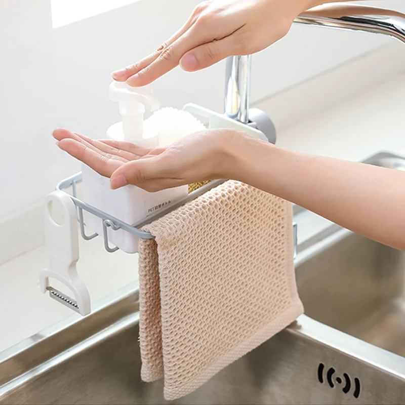 

Drain Rack Holder Storage Organizer Drying Shelf for Kitchen Sink Faucet Sponge Soap Cloth NEW Kitchen,Dining & Bar