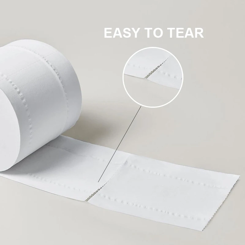 Шелковистая и гладкая мягкая Высококачественная 3-слойная туалетная бумага для