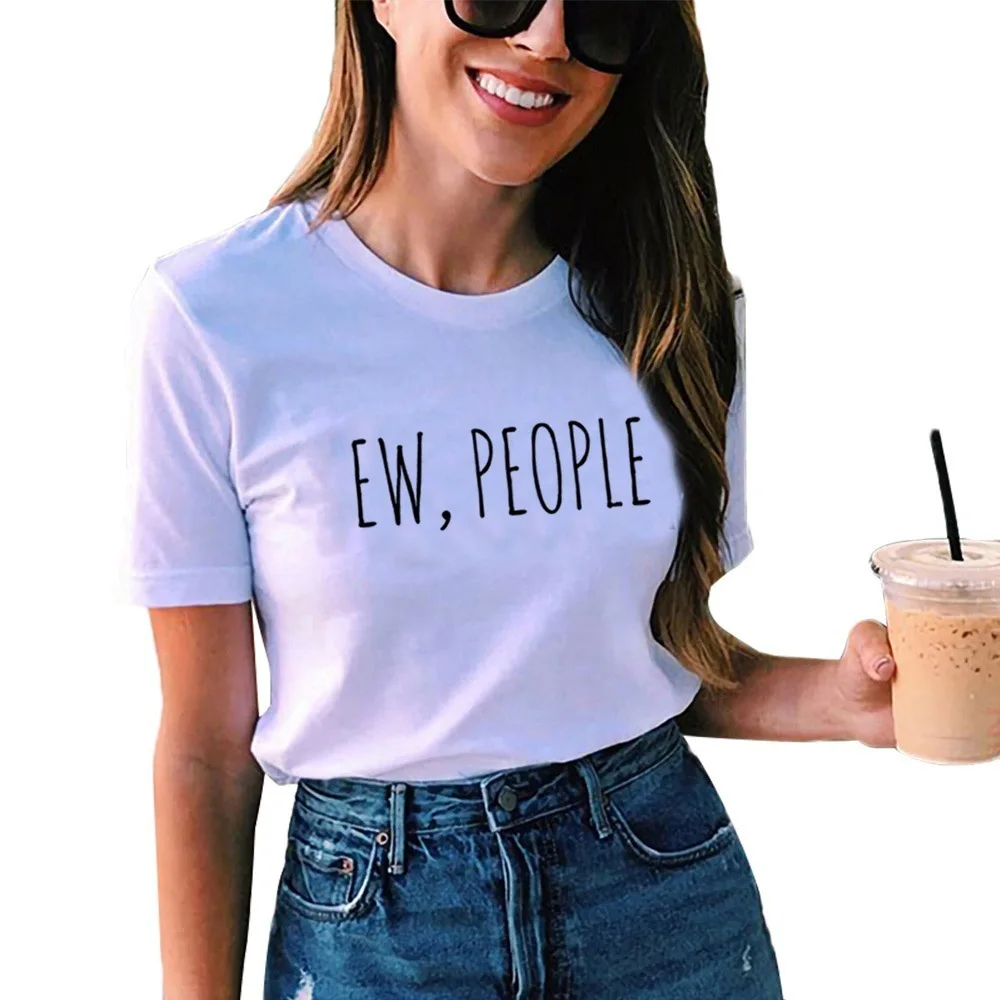 Футболка женская хлопковая с коротким рукавом и круглым вырезом | Женская одежда