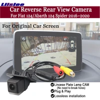 car rear view camera for fiat 124 abarth 124 spider 2016 2017 2018 2019 2020 backup camera original screen adapter cable