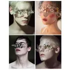 Алмазная живопись в скандинавском стиле для мальчиков и девочек, Бабочка, цветок, маска для глаз, чистые мозаичные картины, самодельные 5D алмазная вышивка, подарок