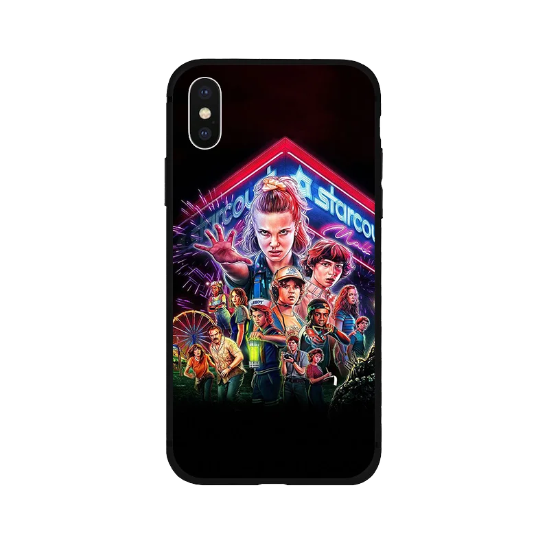 Странные Вещи Сезон 3 черный мягкий чехол из ТПУ чехол для телефона iPhone 8 7 6 6S Plus X XS XR MAX 5 5S SE чехол coque - Цвет: 1551