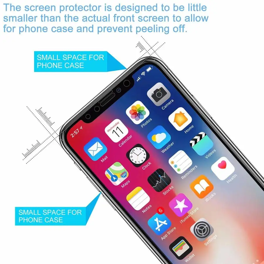 Полный клей анти шпионская пленка закаленное стекло экран протектор для iPhone XR XS