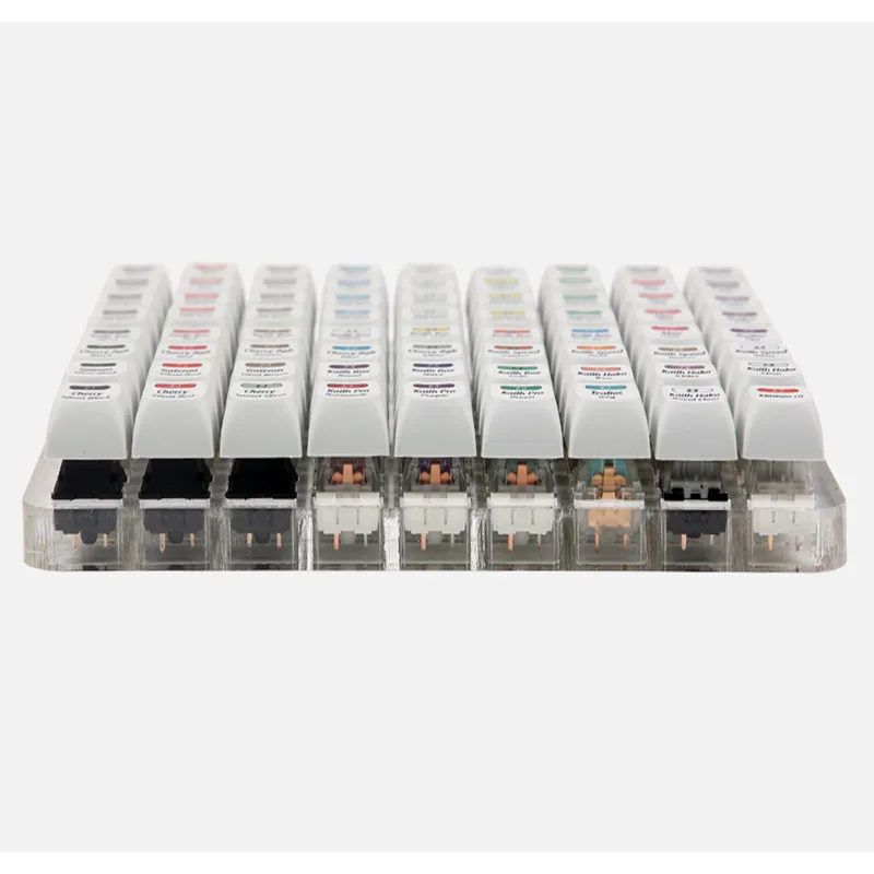 

Mechanical Keyboard Switch Tester With 72 Switches Cherry Kailh Box Gateron With Dye Sub Keycaps