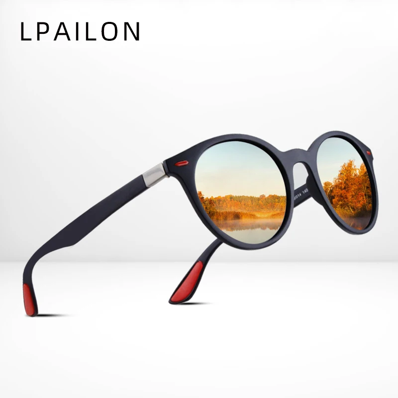 LPAILON винтажные Ретро мужские поляризованные солнцезащитные очки овальные классические женские брендовые дизайнерские солнцезащитные очки для мужчин женские UV400 TR90 P4296