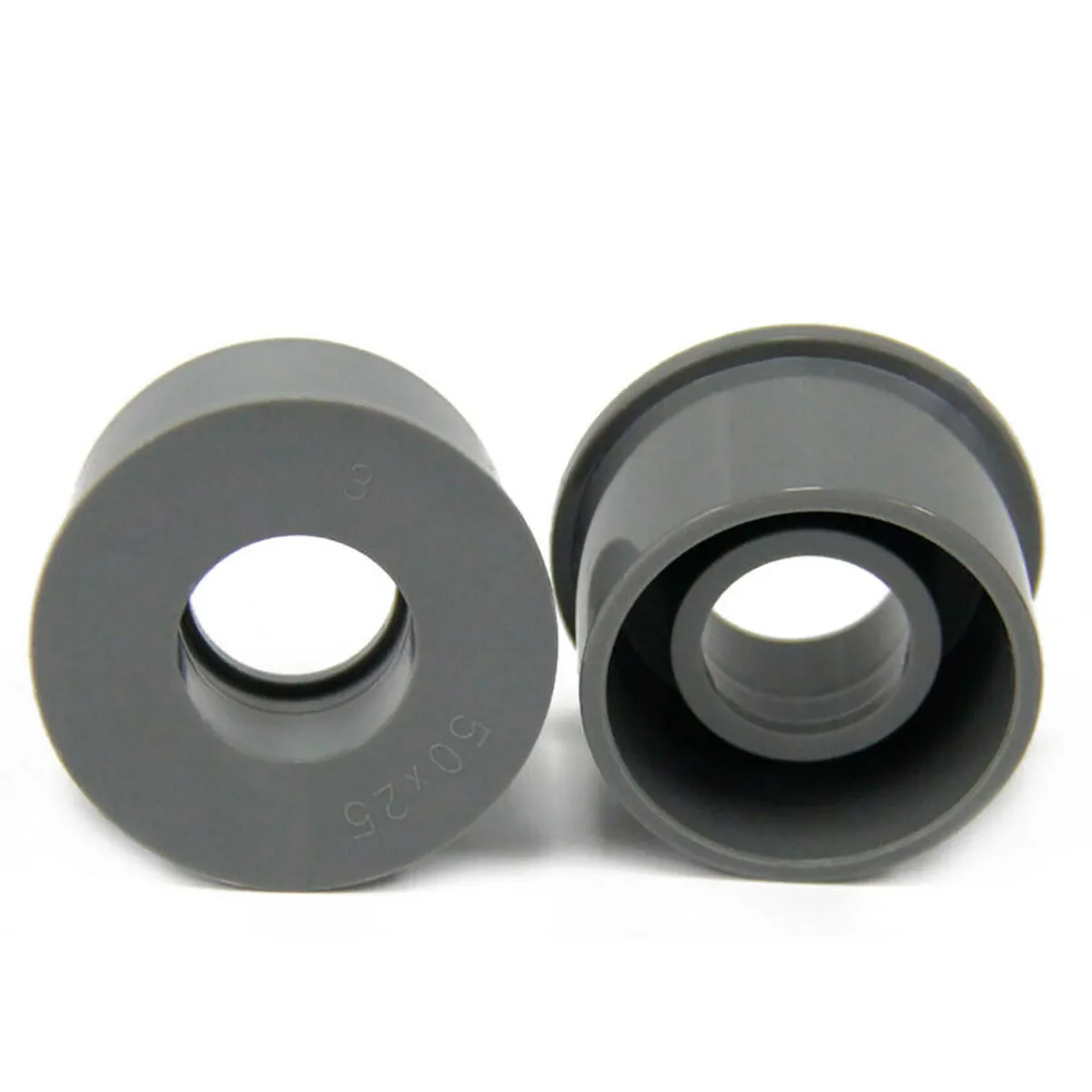 

Grey PVC Connector 20mm ID PVCPipe Fittings Metric Solvent Weld Industrial Pressure Grade Adapter Aquarium Pond Pool Garden DIY