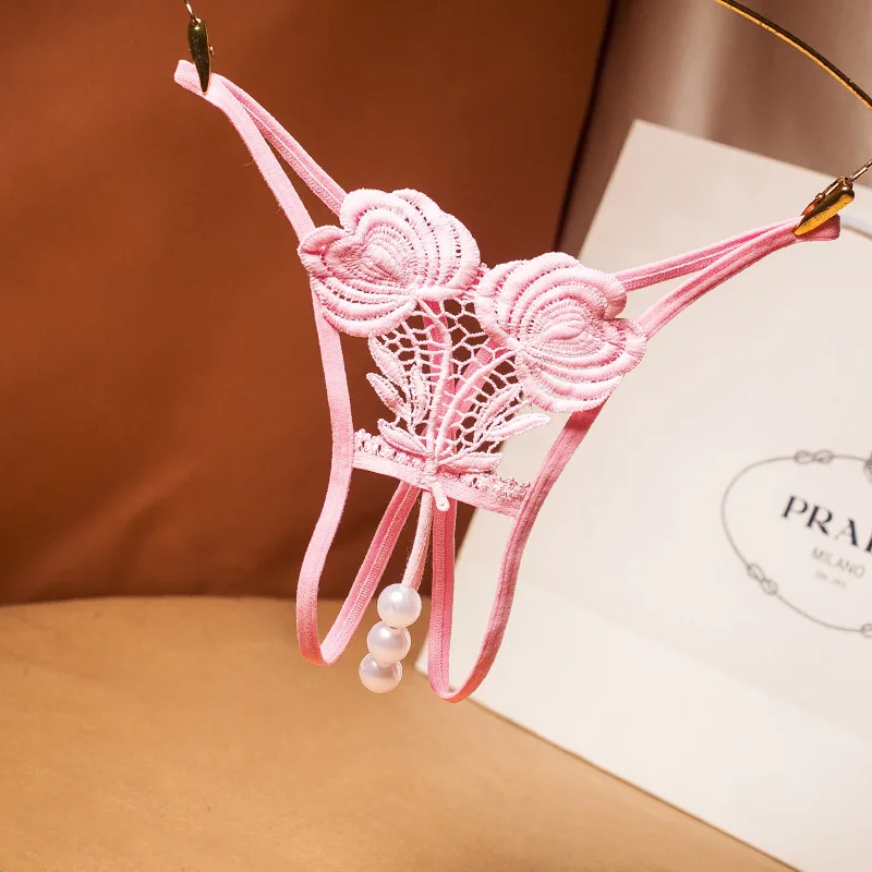 Хит продаж массажные стринги с перламутровыми вставками сексуальные женские