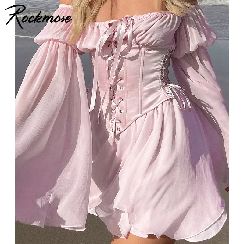 Rockmore Элегантный Корсет Топ для женщин на шнуровке пояс корсеты и бюстье