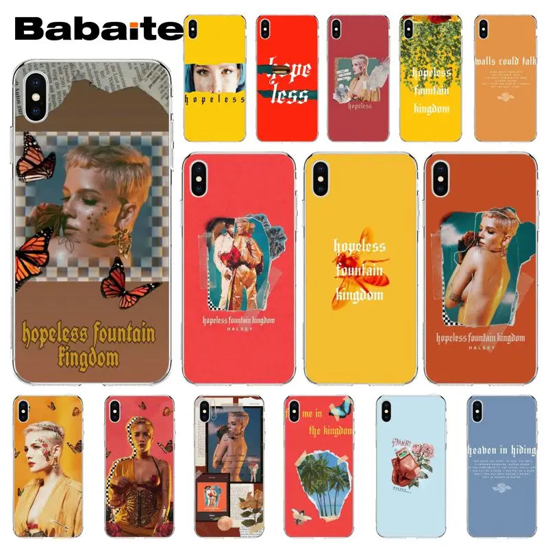 Babaite Halsey безнадежно фонтан база силиконовый чехол для мобильного телефона Apple iPhone