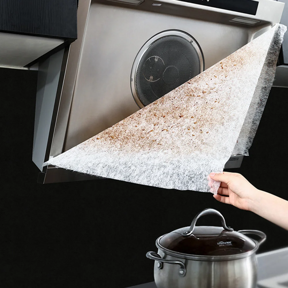 

Nonwoven Oil Proof Sticker Range Hood Filter Paper Home Kitchen Foil Stove Cabinet Waterproof Stickers Adhesive Mesh Paper