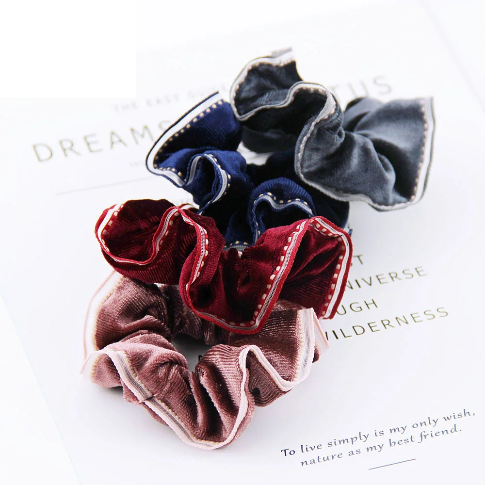 Эластичные резинки для волос в Корейском стиле женщин и девушек резинка