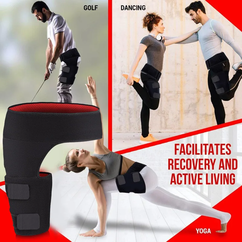 Поддерживающее облегчение боли: Поддержка аддукторных мышц и сухожилия вокруг