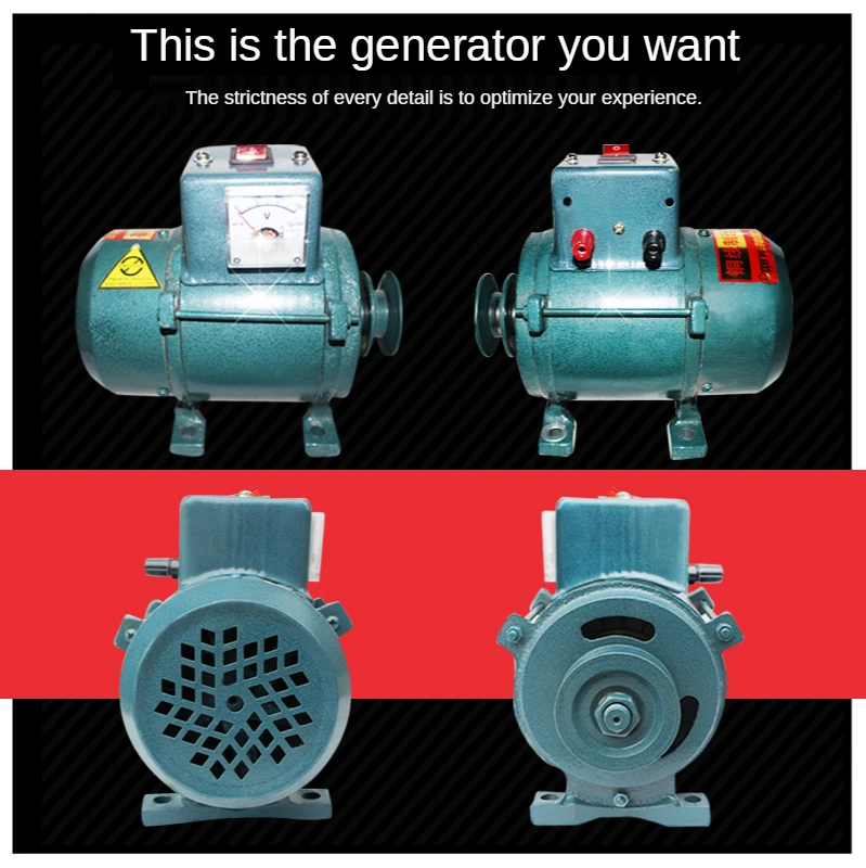 Мощный маленький генератор 220 В бытовое освещение постоянный магнит Бесщеточное