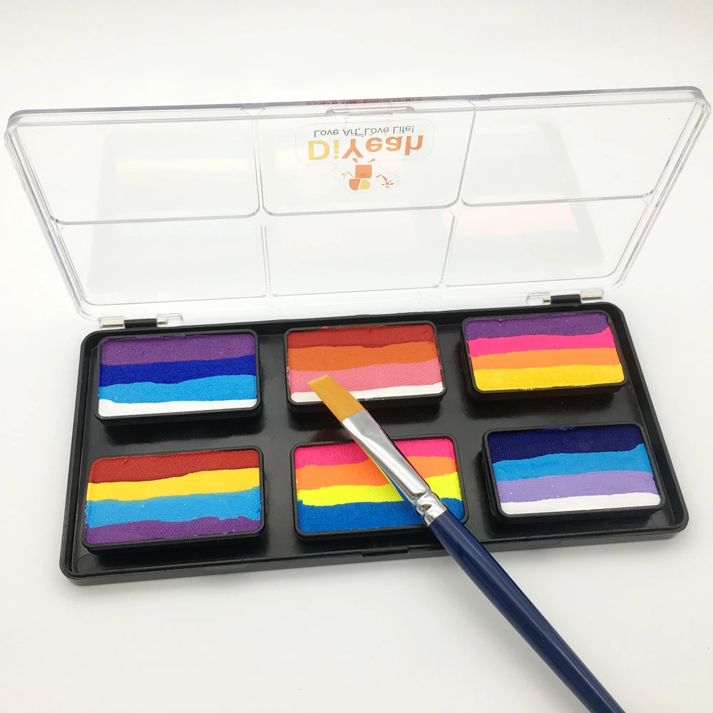 DiYeah палитра для рисования лица краска тела краски на водной основе макияж