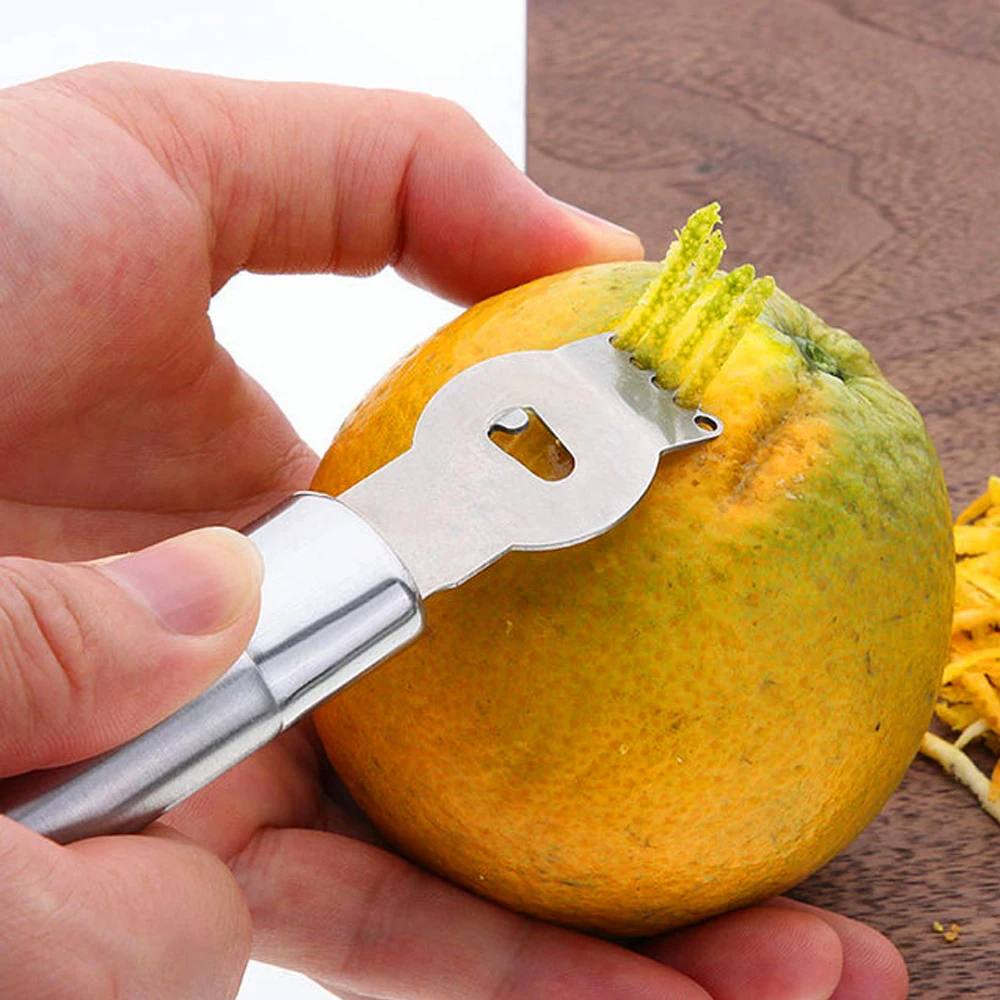 Нож для чистки лимонов терка из нержавеющей стали с лимонным зестром лимон