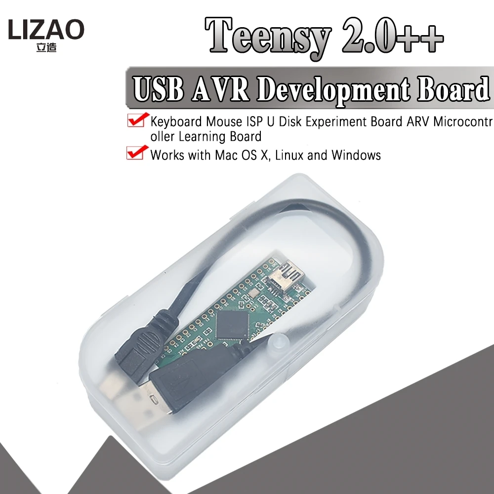Teensy 2 0 ++ USB AVR макетная плата ISP U диск клавиатура мышь Экспериментальная AT90USB1286 для