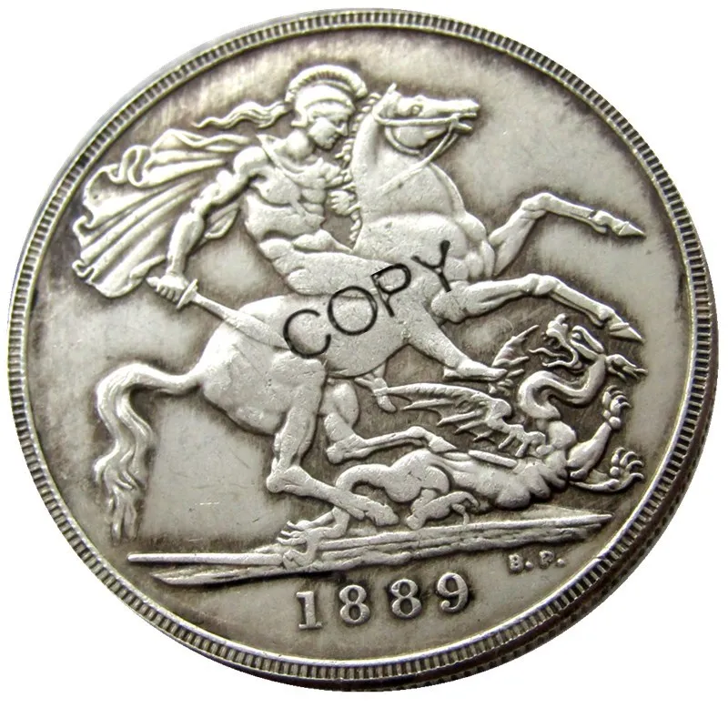 Набор (1893 1900) 7 шт. Великая британская Серебряная корона королева Викторианская