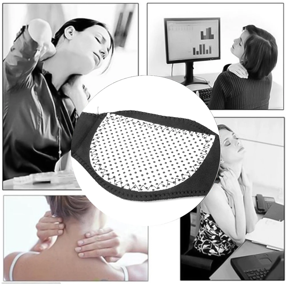 

Magnetic Therapy Thermal Self-Heating Waist Neck Pad Belt Support Brace Massager Protector Tourmaline Guard Self-heating