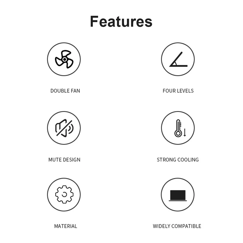 Охлаждающая подставка для ноутбука F6 Cool Cold с сенсорным управлением 7 уровнями