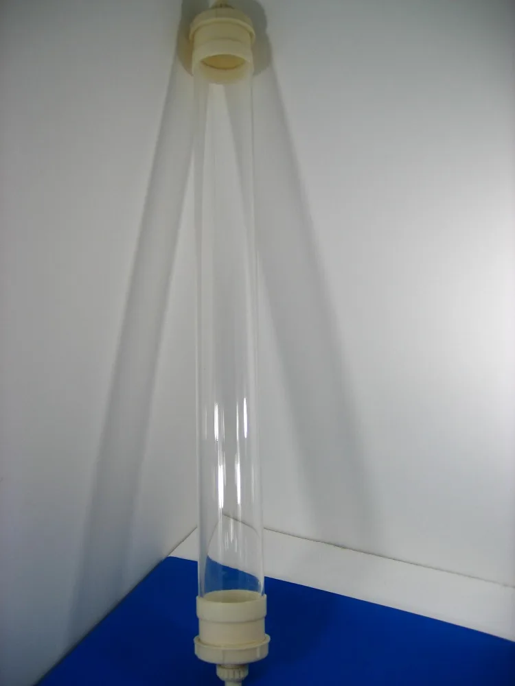 

one piece Plexiglass PMMA Acrylic Ion exchange column tube OD 100mm L 1000mm customizable free shippingy