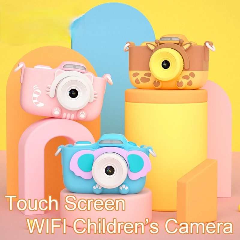 

Children's Camera 4K Digital Camera 42MP Big Touch Screen WIFI Front Camera Toy For Girl Children Gift Kids Education Toy Camera