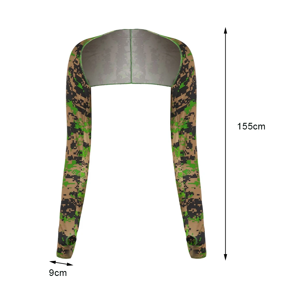 

Shawl Arm Sleeves For Women Breathable Arm Protector Sunscreen UV Protection Summer Arm Sleeves For Running Cycling Hiking