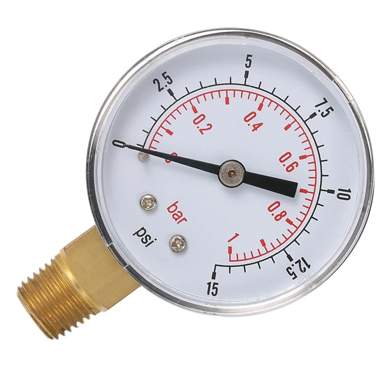Мини-Манометр низкого давления для топлива воздушного масла или воды 50 мм 0-15
