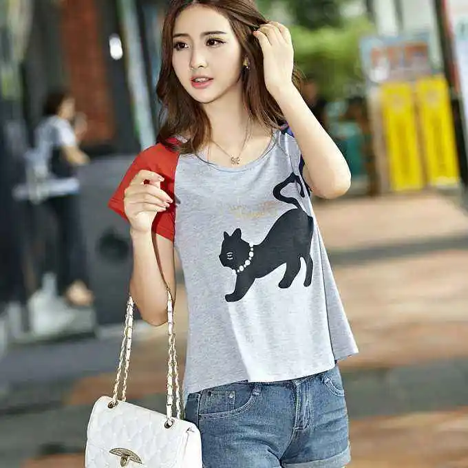 

Women Shirt turquoise Fashion T-ShirtT Shirt Tees short sleeve