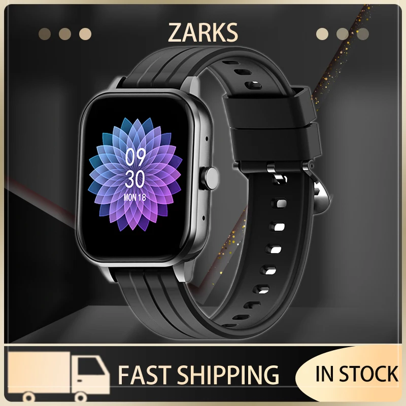 

ZARKS Smart Watch New Heart Rate Sleep Pedometer Monitor Bluetooth Call Fashion Sports Fitness Tracker Men Women For Android IOS