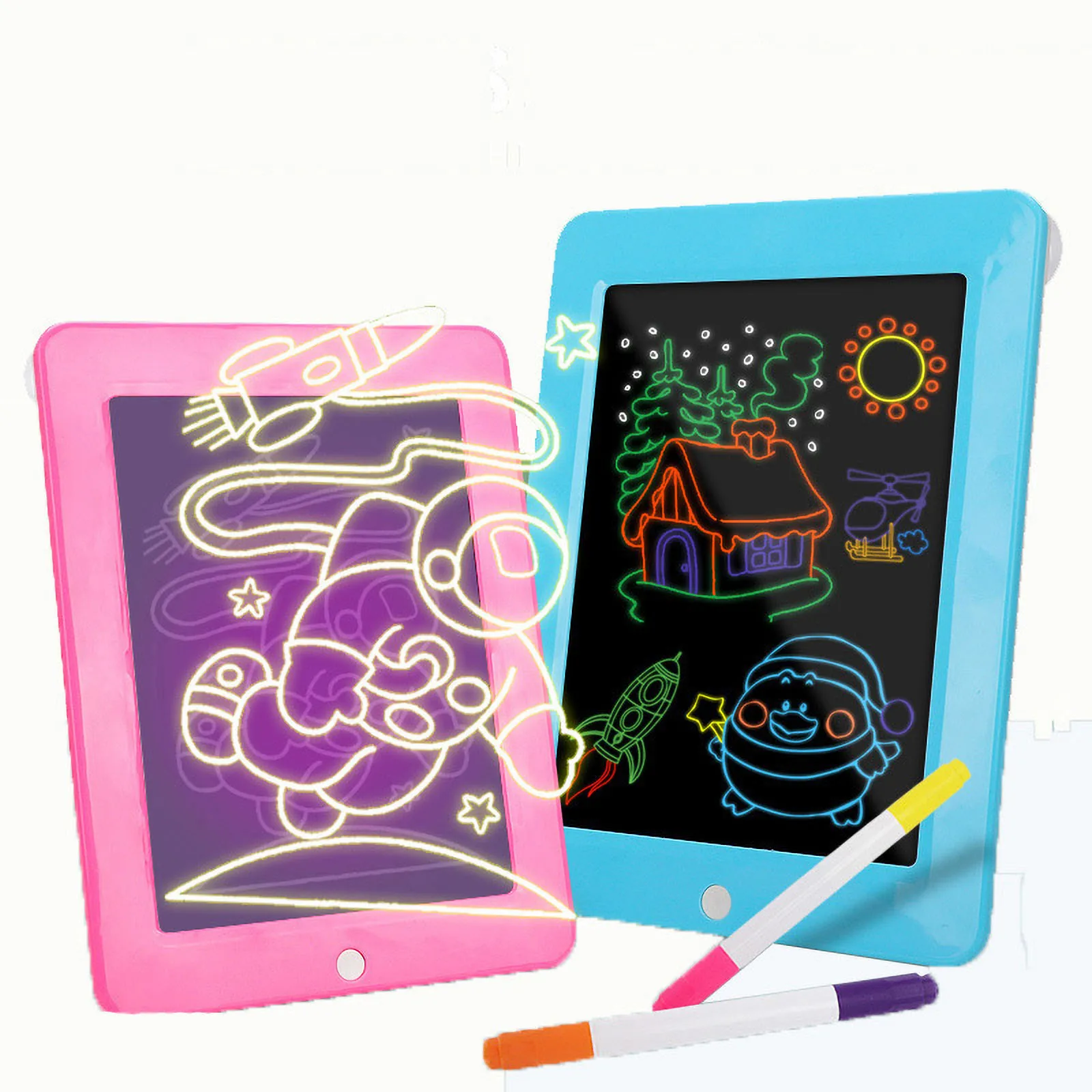 Обучающая веселая и развивающая игрушка для рисования с светильник кой