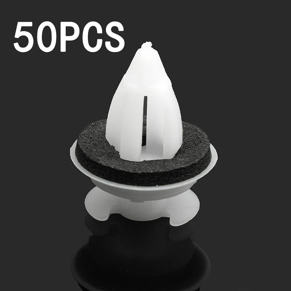 

Gaskets Fastener clips Part Fittings Interior Panel Push pins Car White