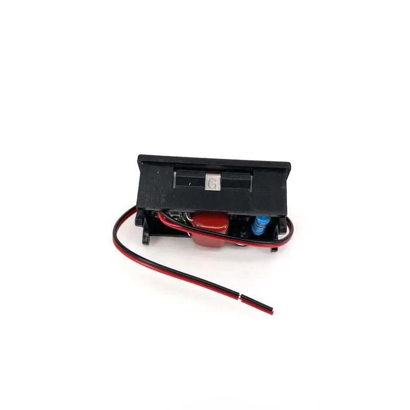 Цифровой вольтметр измеритель напряжения с 2-мя проводами красный зеленый синий