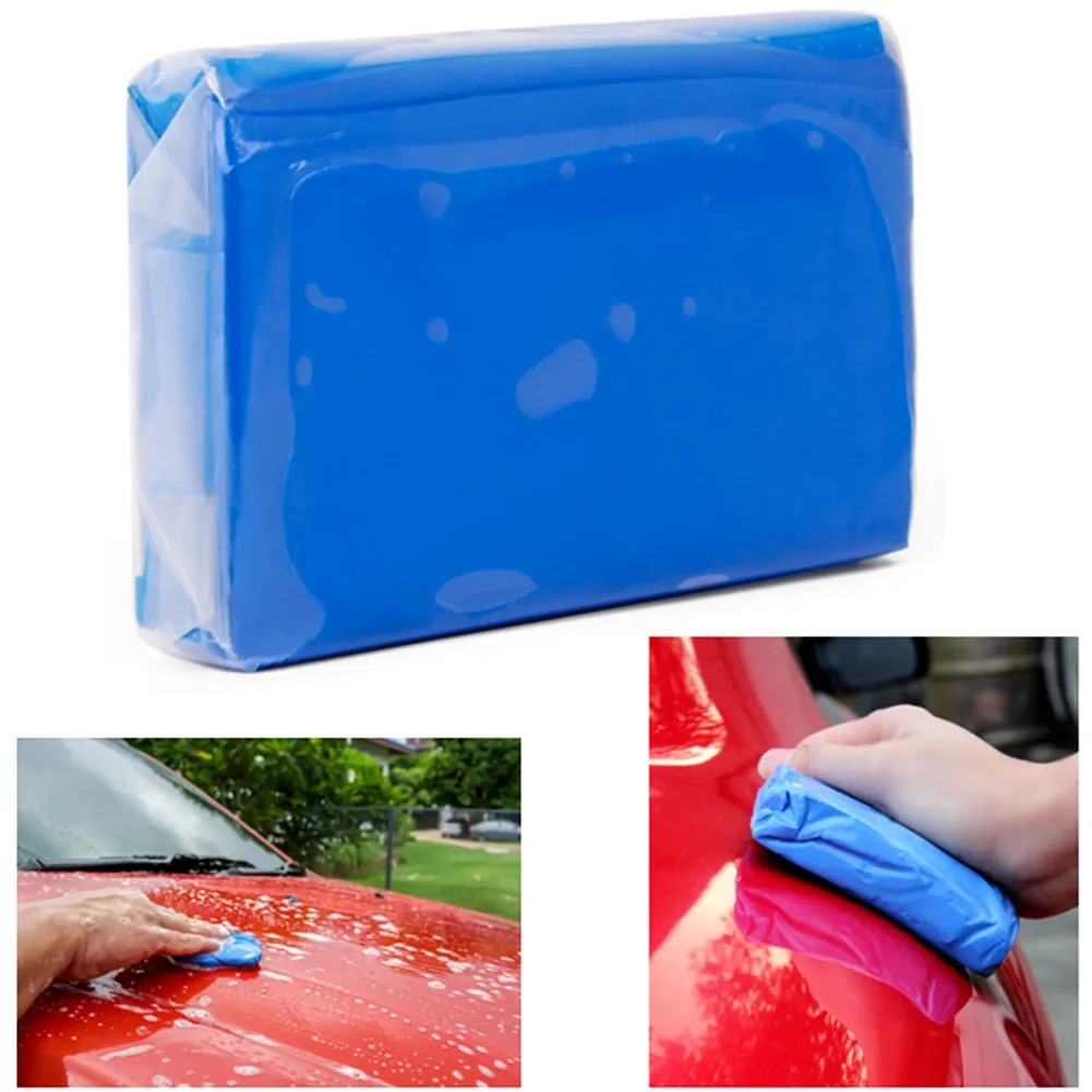 

1pcs Clay Bar Detailing Auto Car Clean Wash Cleaner Sludge Mud Remove Blue Car Cleaning Supplies Soft Sponge