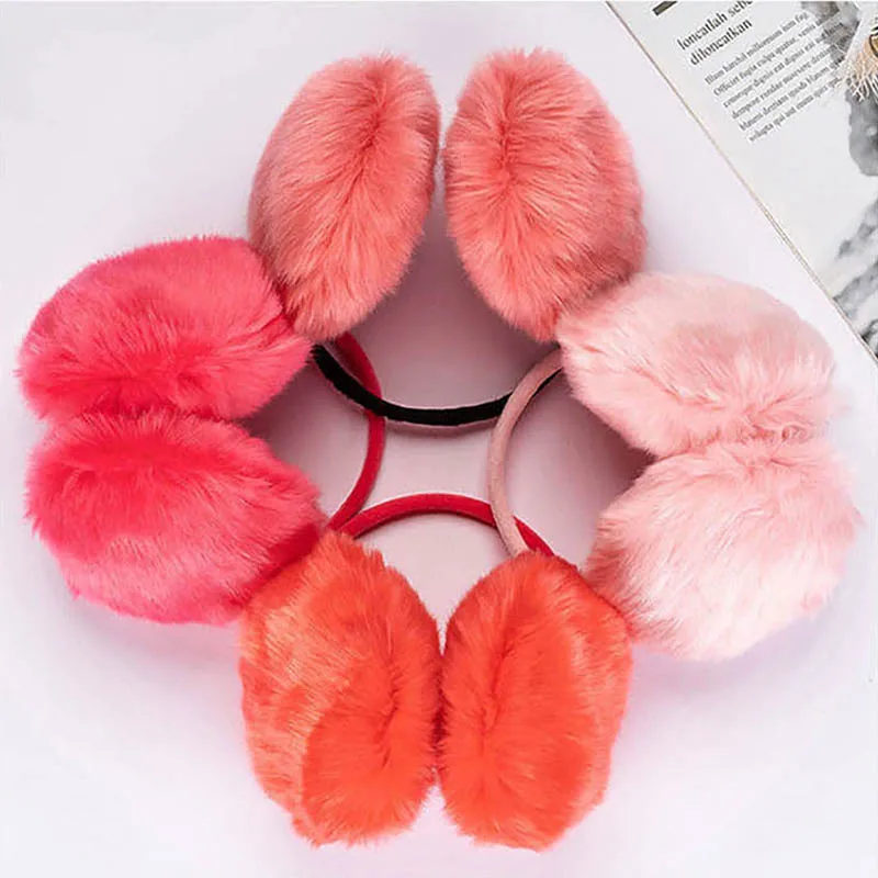 Модные меховые наушники Calymel пушистые 2019 мужские и женские зимние плюшевые для