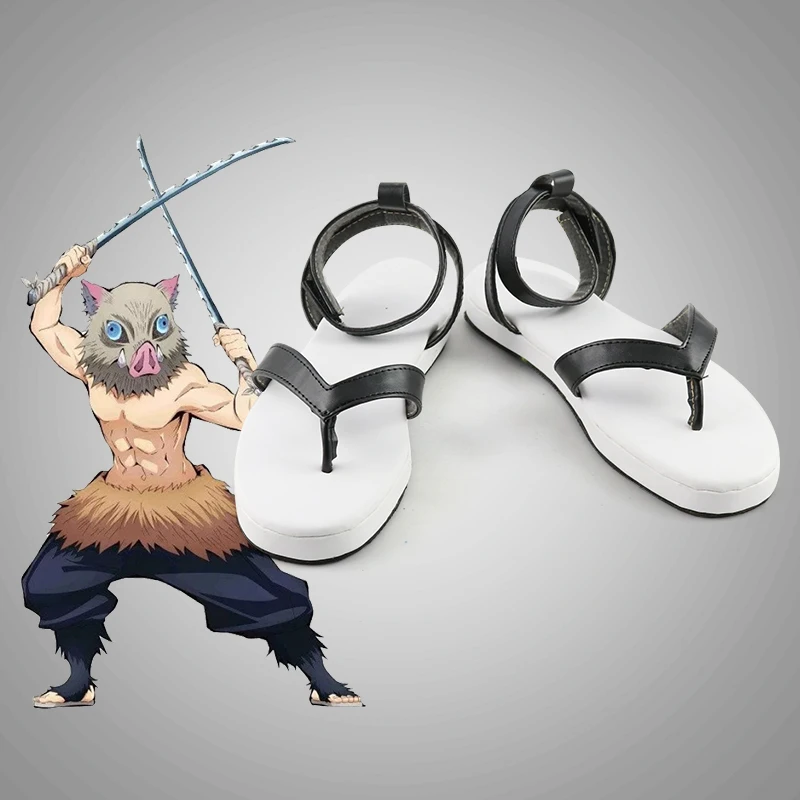 Аниме Demon Slayer Kimetsu no Yaiba Hashibira Inosuke обувь для косплея мужские ботинки на