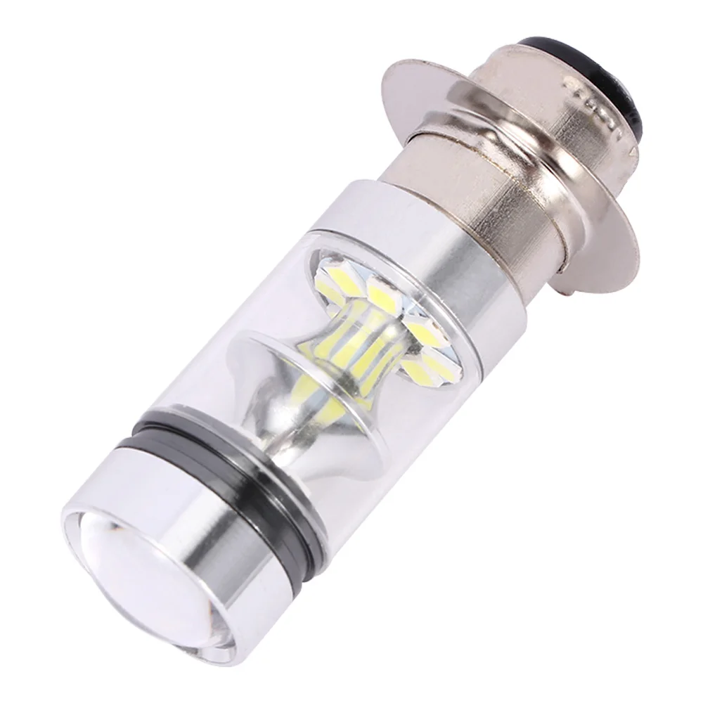 BA20D H6 100W LED Motorcycle Bike Moped Scooter ATV Headlight Bulb White 6000K Motorbike DRl Daytime Light |
