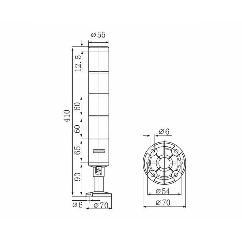 Автомобильный прицеп светодиодный Предупреждение светильник мигающий сигнал