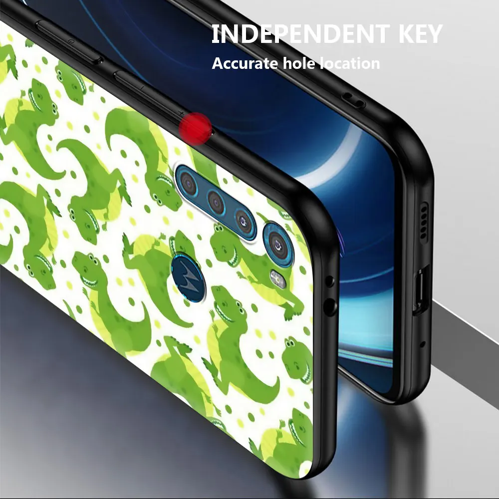 smartphone case for motorola moto g9 play one fusion plus soft cover g8 power lite e6s g30 g ultrathin coque cute dinosaur baby free global shipping