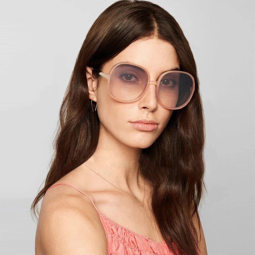 RICHPER Роскошные Брендовые женские солнцезащитные очки круглые брендовые