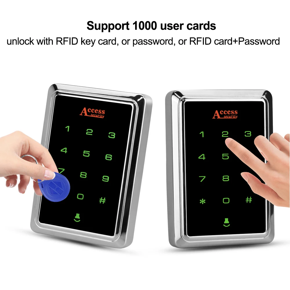 Водонепроницаемая клавиатура RFID 125 кГц IP65 контроля доступа уличный сенсорный