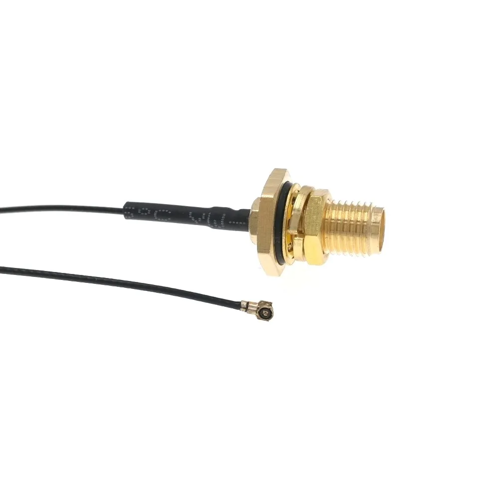 2pcs MHF4 IPEX U.FL MHFIV To Waterproof SMA Female Pigtail For Mini PCI 0.81mm 7260NGW 8260NGW M2 Card Intel WIFI Wireless Board |