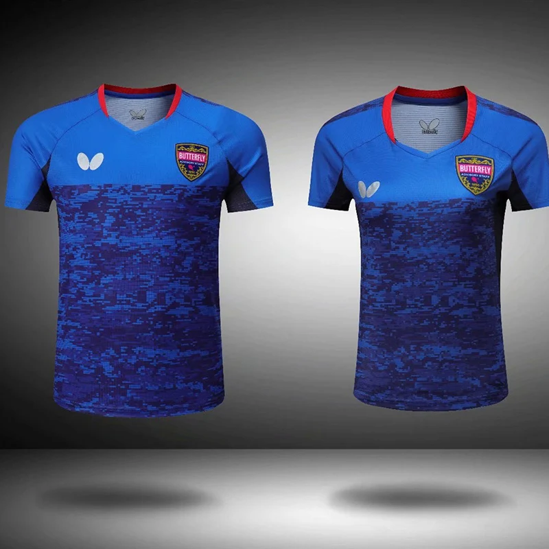 

Быстросохнущие рубашки для бадминтона, для мужчин и женщин, рубашки для настольного тенниса, Спортивная футболка для бега и пробежек, спорт...