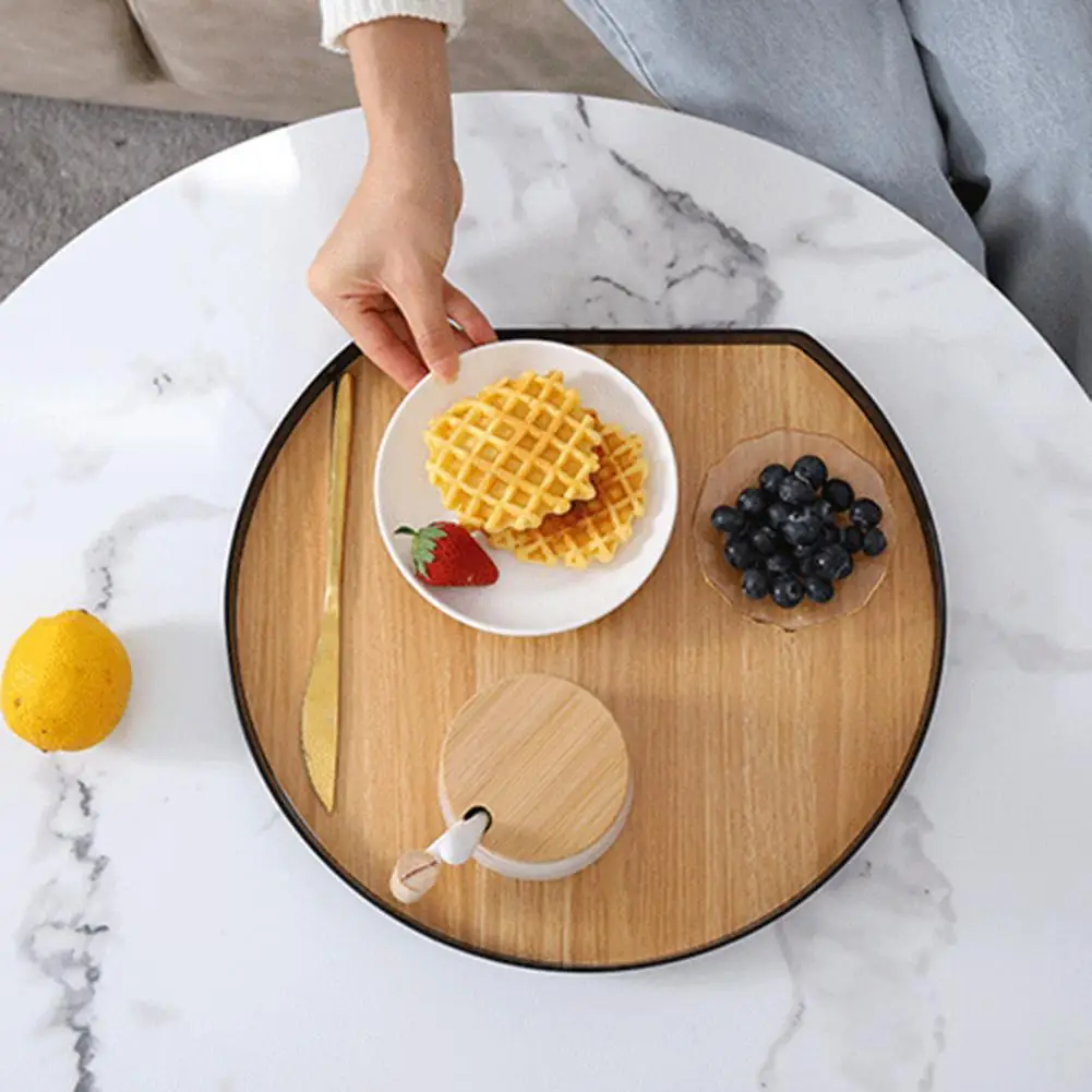 Home Tea Tray Food Serving Plate Smooth Edge Melamine Multifunctional Reusable Platter Tableware | Дом и сад
