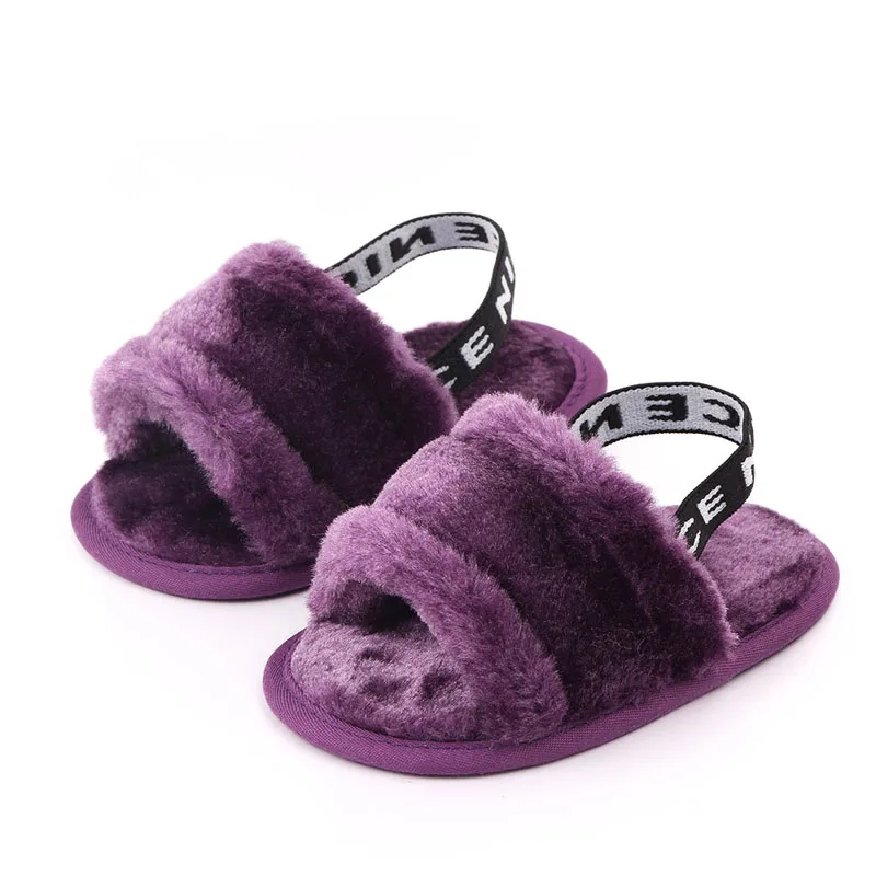 Baby Shoes Summer Soft Style Classic Girl Slipper Sandals Breathable Fur Simple Elastic princess | Мать и ребенок