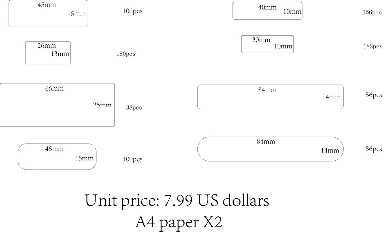 13BGJ-Free postage-13x26mm цветная бирка наклейка школа supplyэкскаватор наклейки, маленькое Имя Наклейки, милое имя наклейки
