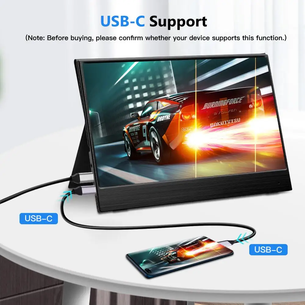 Тонкий портативный ЖК монитор Eyoyo EM12R QHD 1440P 12 5 &quotUSB Type C HDMI для ноутбука телефона xbox