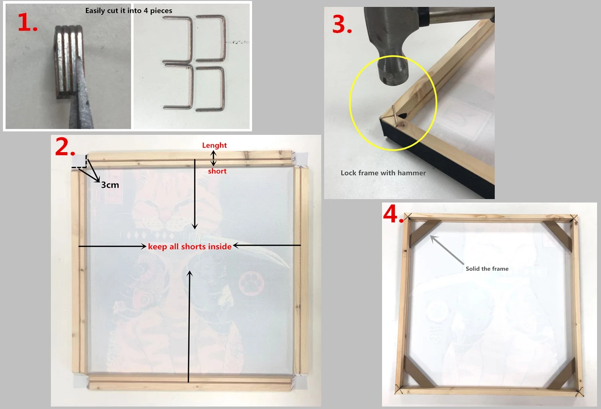 

Lion Tiger Leopard Printed Canvas Wood Framed Wall Art Hanging Decor Poster