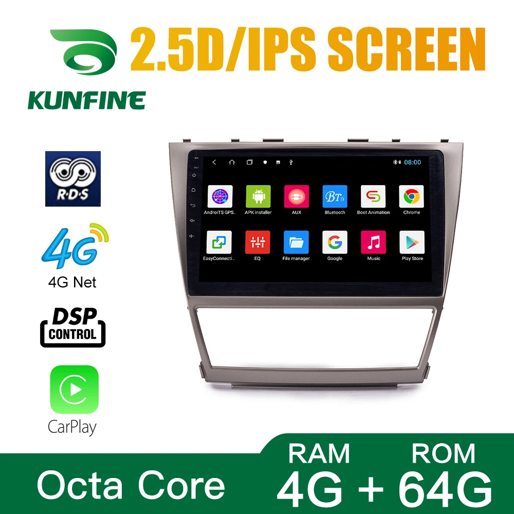 

Car Stereo for Toyota Camry 2006-2011 MT Octa Core 1024*600 Android 10.0 Car DVD GPS Navigation Player Deckless Radio Headunit