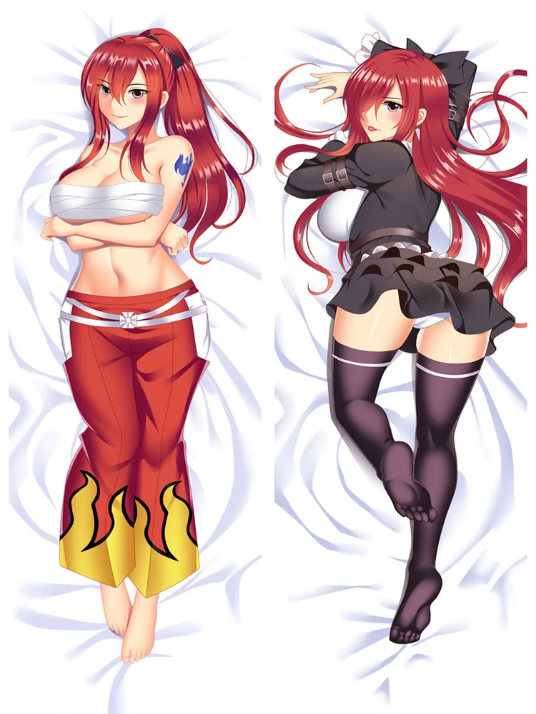 2018-July update японский аниме Сказочный хвост с героями Erza Scarlet Dakimakura Чехол для подушки